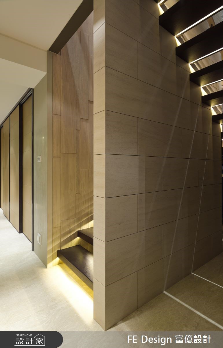 85坪中古屋(5~15年)＿現代風樓梯案例圖片＿富億空間設計＿富億_12之33