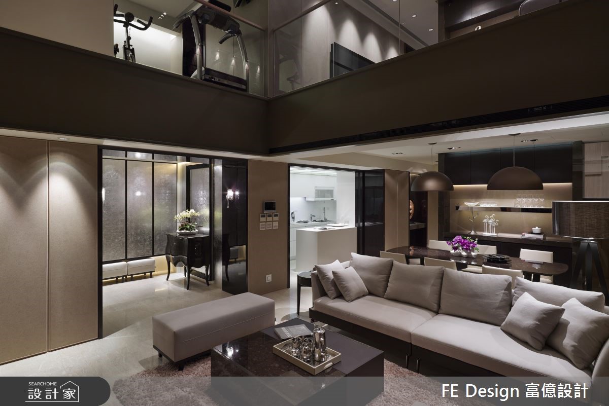 85坪中古屋(5~15年)＿現代風客廳案例圖片＿富億空間設計＿富億_12之6