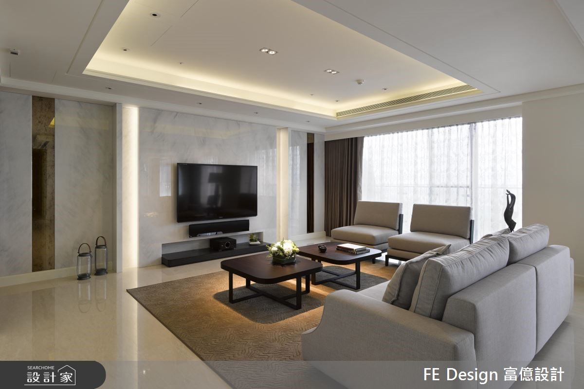 94坪新成屋(5年以下)＿新古典客廳案例圖片＿富億空間設計＿富億_15之4