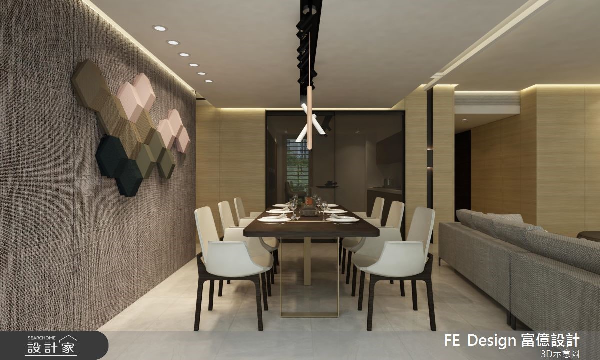 45坪新成屋(5年以下)＿現代風餐廳案例圖片＿富億空間設計＿富億_16之12