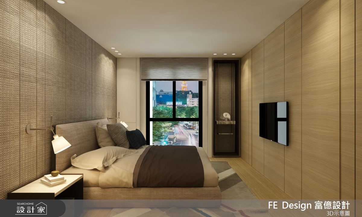 45坪新成屋(5年以下)＿現代風臥室客房案例圖片＿富億空間設計＿富億_16之15