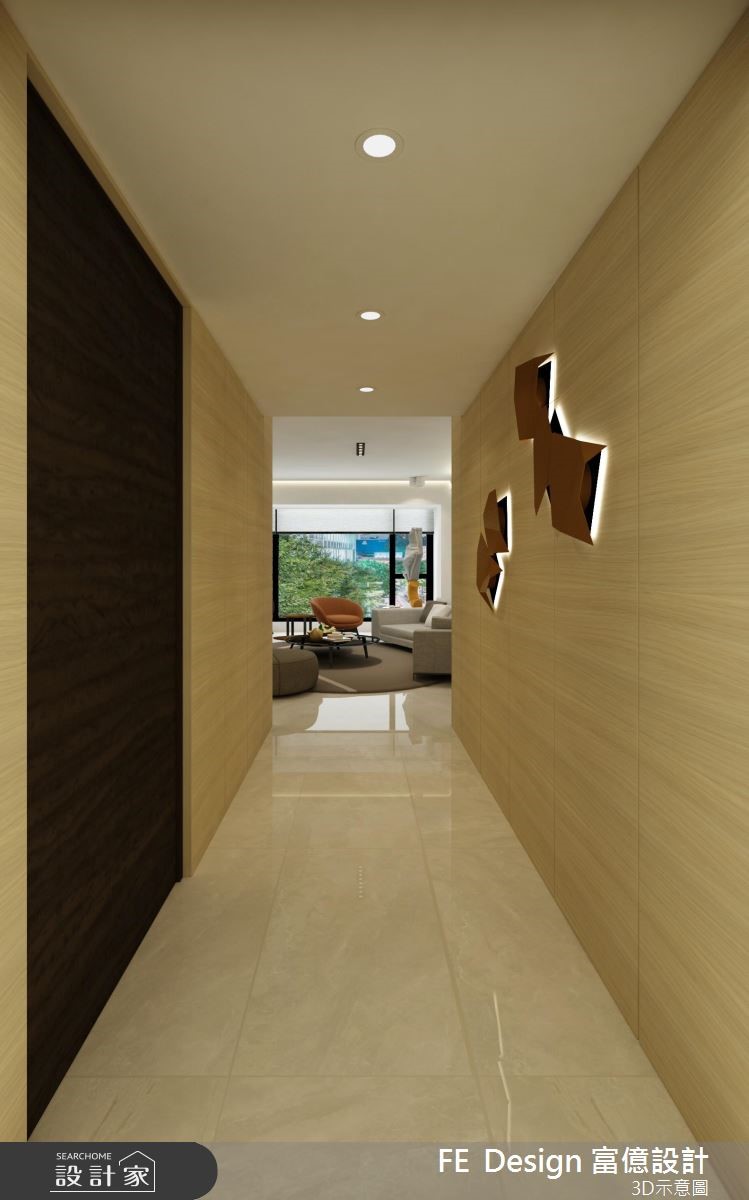 45坪新成屋(5年以下)＿現代風玄關案例圖片＿富億空間設計＿富億_16之1