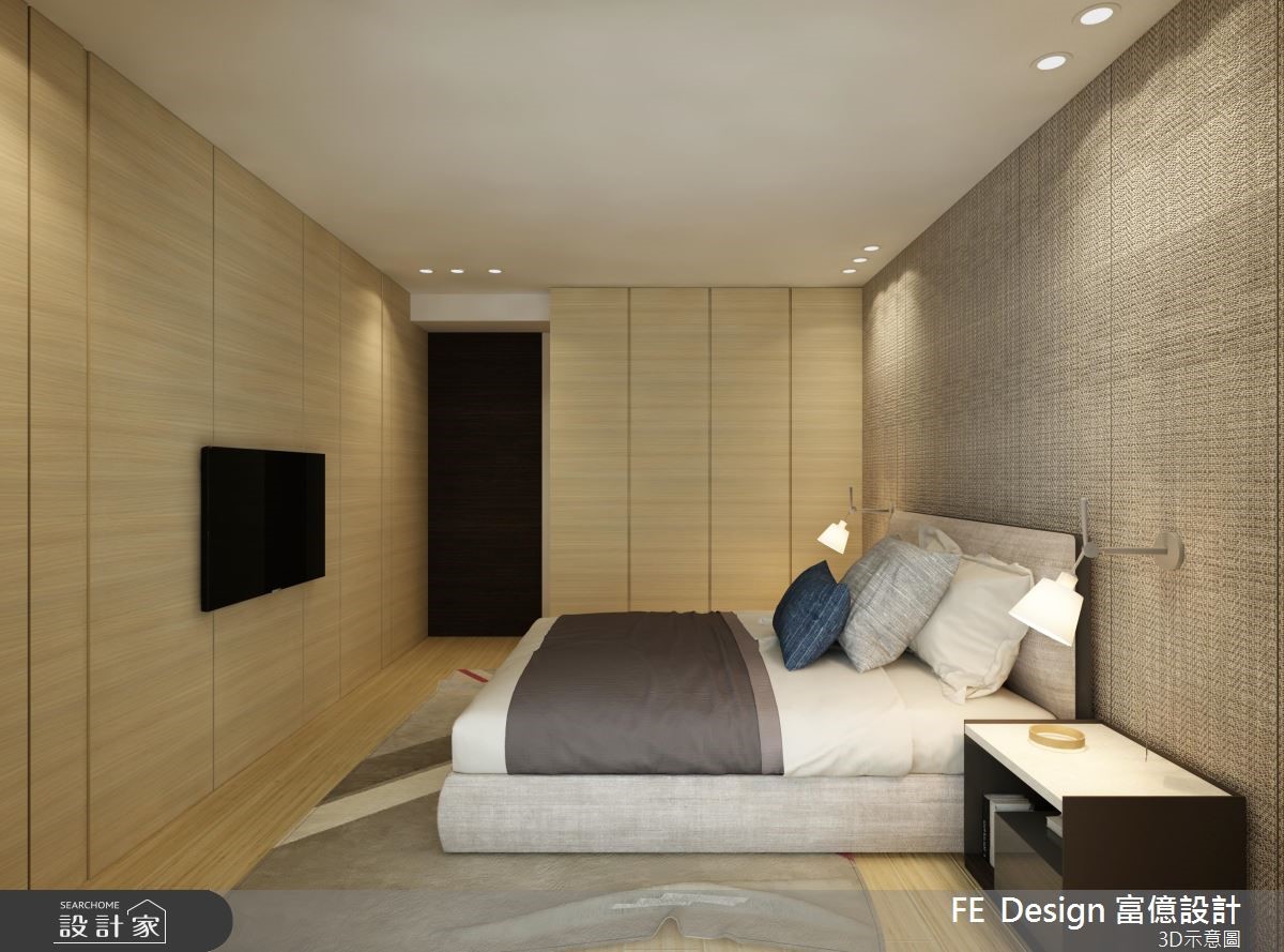 45坪新成屋(5年以下)＿現代風臥室客房案例圖片＿富億空間設計＿富億_16之17