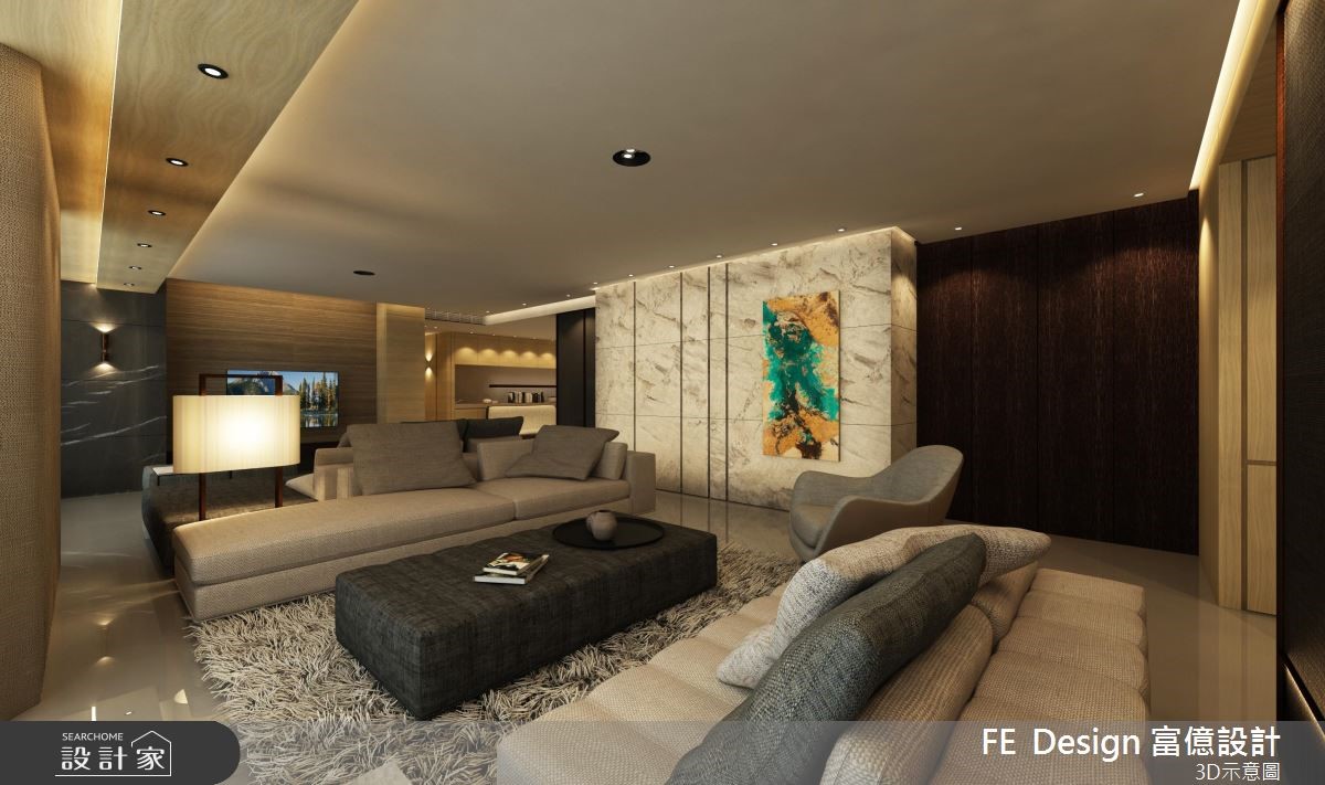 105坪老屋(16~30年)＿現代風客廳案例圖片＿富億空間設計＿富億_19之2