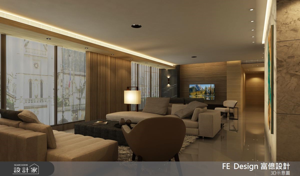 105坪老屋(16~30年)＿現代風客廳案例圖片＿富億空間設計＿富億_19之3