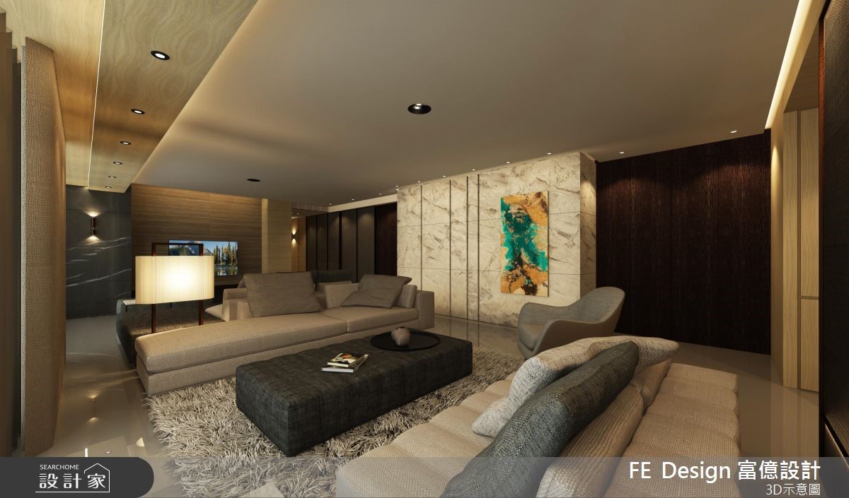 105坪老屋(16~30年)＿現代風客廳案例圖片＿富億空間設計＿富億_19之1