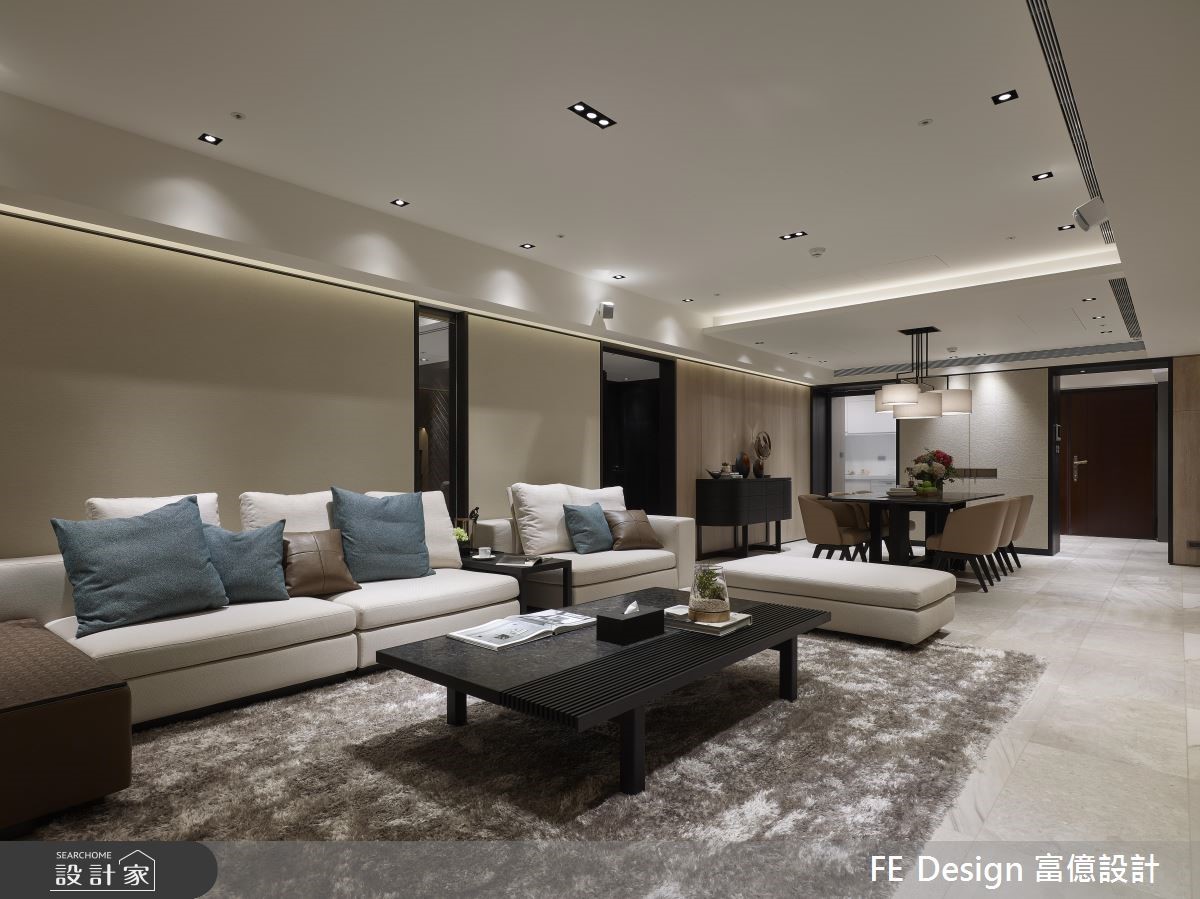 57坪新成屋(5年以下)＿現代風客廳案例圖片＿富億空間設計＿富億_23之8