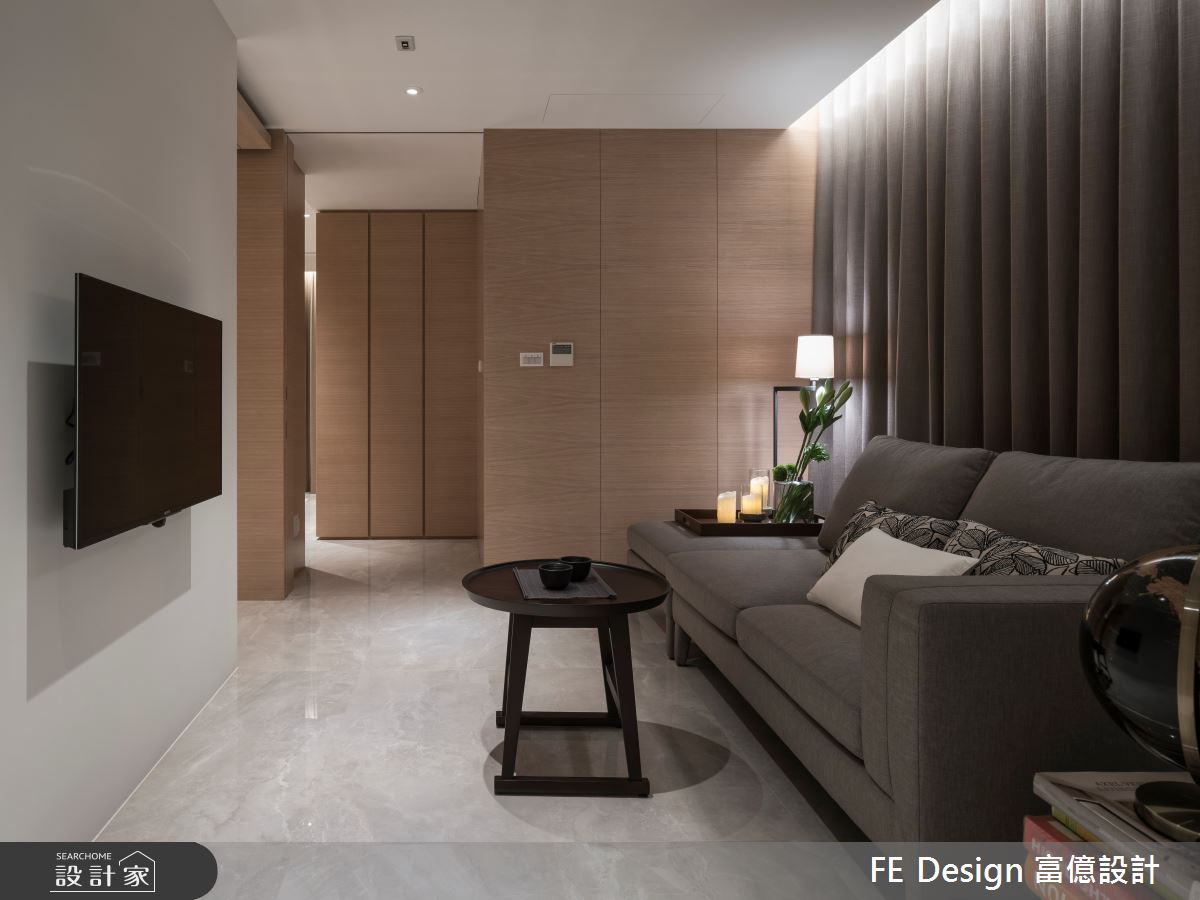 74坪新成屋(5年以下)＿簡約風客廳案例圖片＿富億空間設計＿富億_25之9