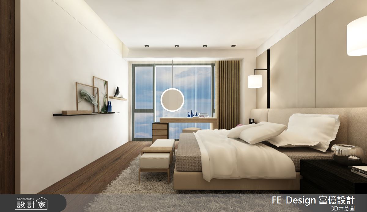 57坪預售屋＿簡約風臥室案例圖片＿富億空間設計＿富億_27之16