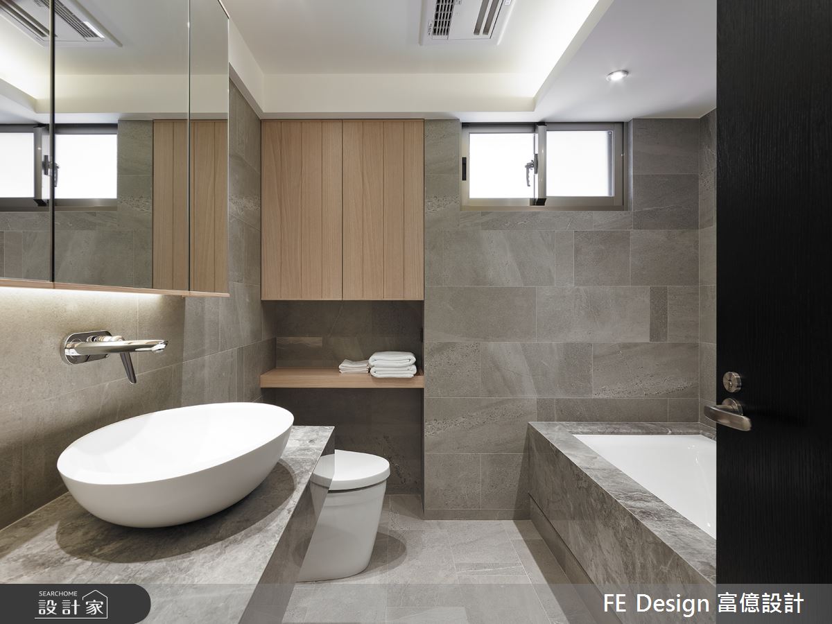 36坪老屋(16~30年)＿簡約風浴室案例圖片＿富億空間設計＿富億_28之20