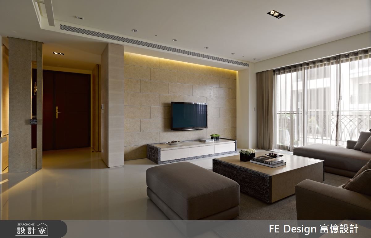 48坪預售屋＿簡約風客廳案例圖片＿富億空間設計＿富億_31之3