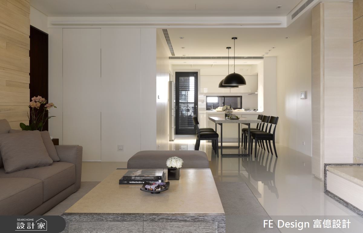 48坪預售屋＿簡約風客廳餐廳案例圖片＿富億空間設計＿富億_31之7