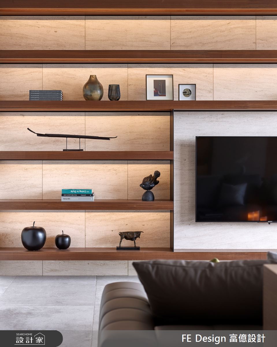 44坪預售屋＿簡約風客廳案例圖片＿富億空間設計＿富億_32之3