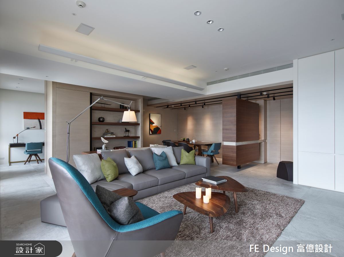 44坪預售屋＿簡約風客廳案例圖片＿富億空間設計＿富億_32之5