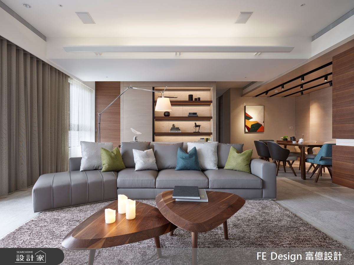 44坪預售屋＿簡約風客廳案例圖片＿富億空間設計＿富億_32之6