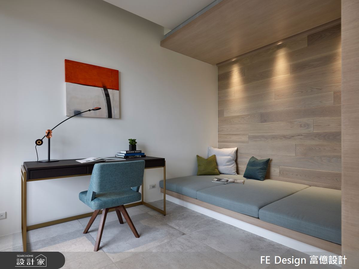 44坪預售屋＿簡約風書房臥榻案例圖片＿富億空間設計＿富億_32之11