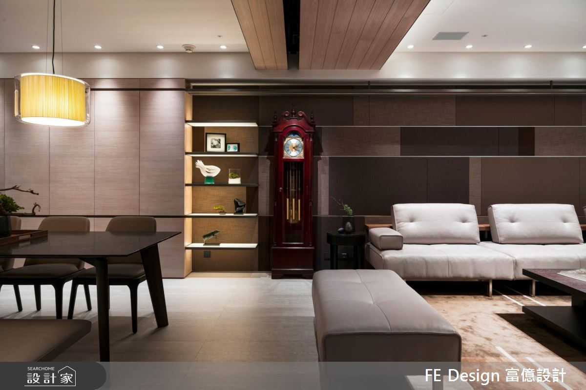 48坪預售屋＿現代風客廳餐廳案例圖片＿富億空間設計＿富億_33之2