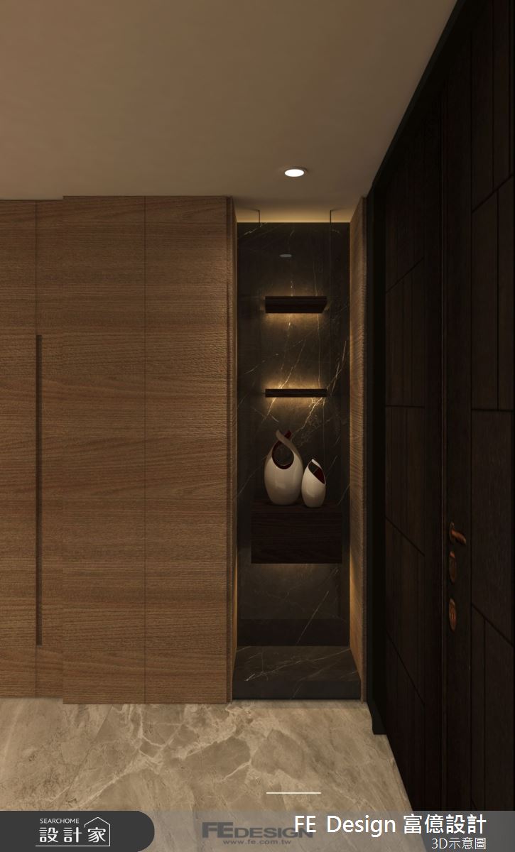 87坪預售屋＿現代風玄關案例圖片＿富億空間設計＿富億_34之1