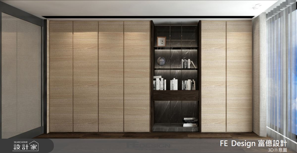 87坪預售屋＿現代風書房案例圖片＿富億空間設計＿富億_34之18