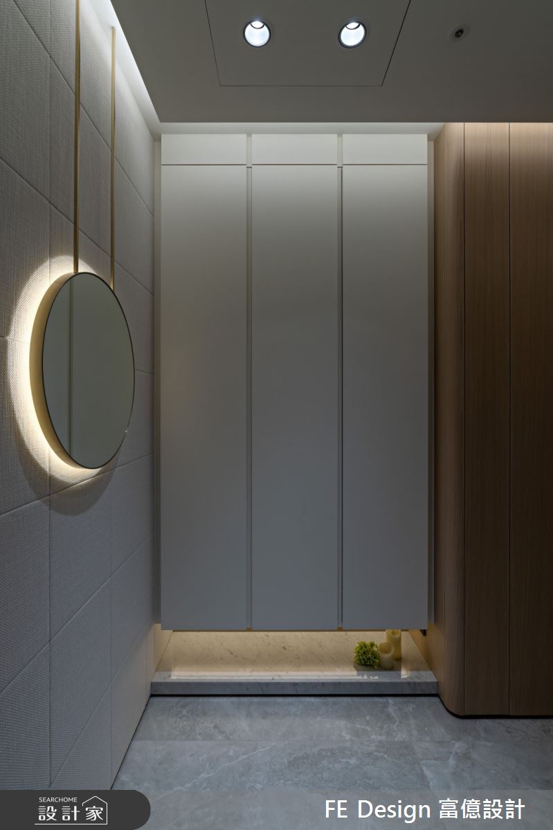 40坪新成屋(5年以下)＿現代簡約風玄關案例圖片＿富億空間設計＿富億_35之2