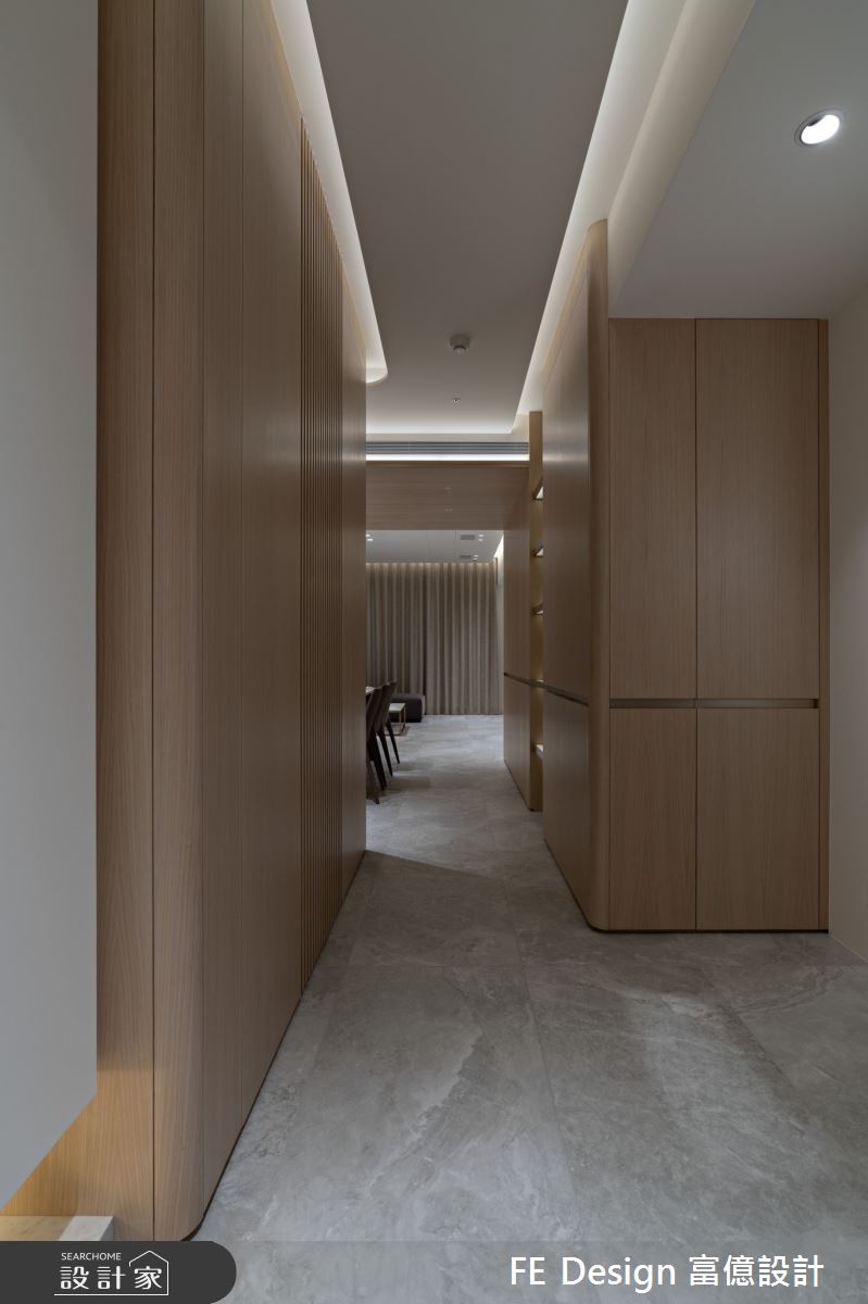 40坪新成屋(5年以下)＿現代簡約風走廊案例圖片＿富億空間設計＿富億_35之3