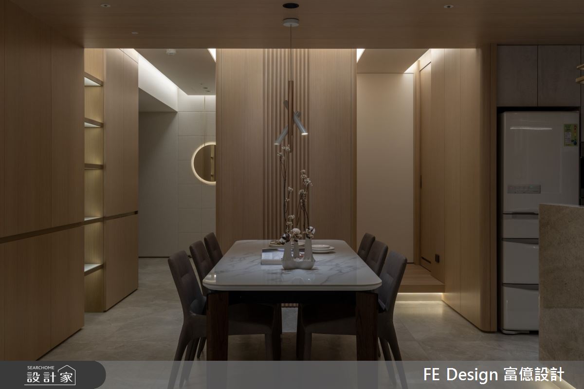 40坪新成屋(5年以下)＿現代簡約風餐廳案例圖片＿富億空間設計＿富億_35之16