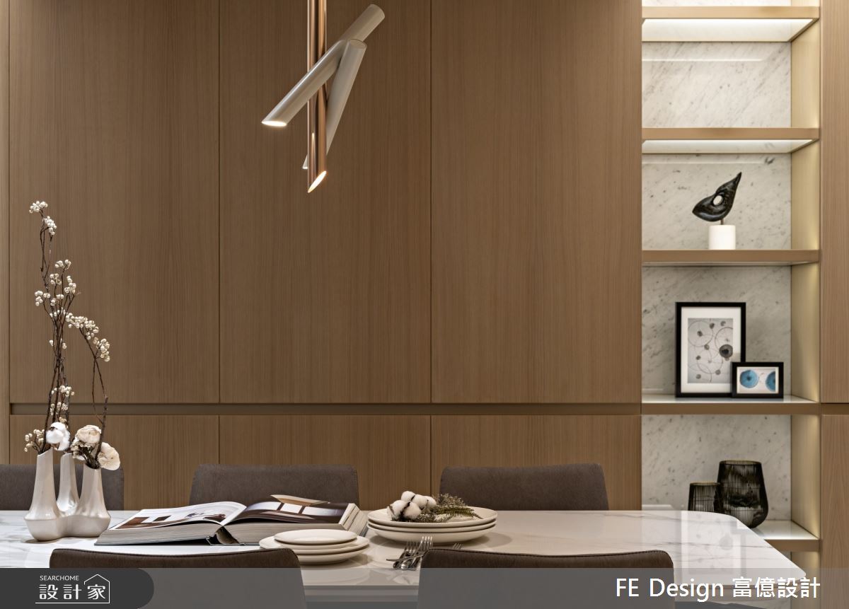 40坪新成屋(5年以下)＿現代簡約風餐廳案例圖片＿富億空間設計＿富億_35之19