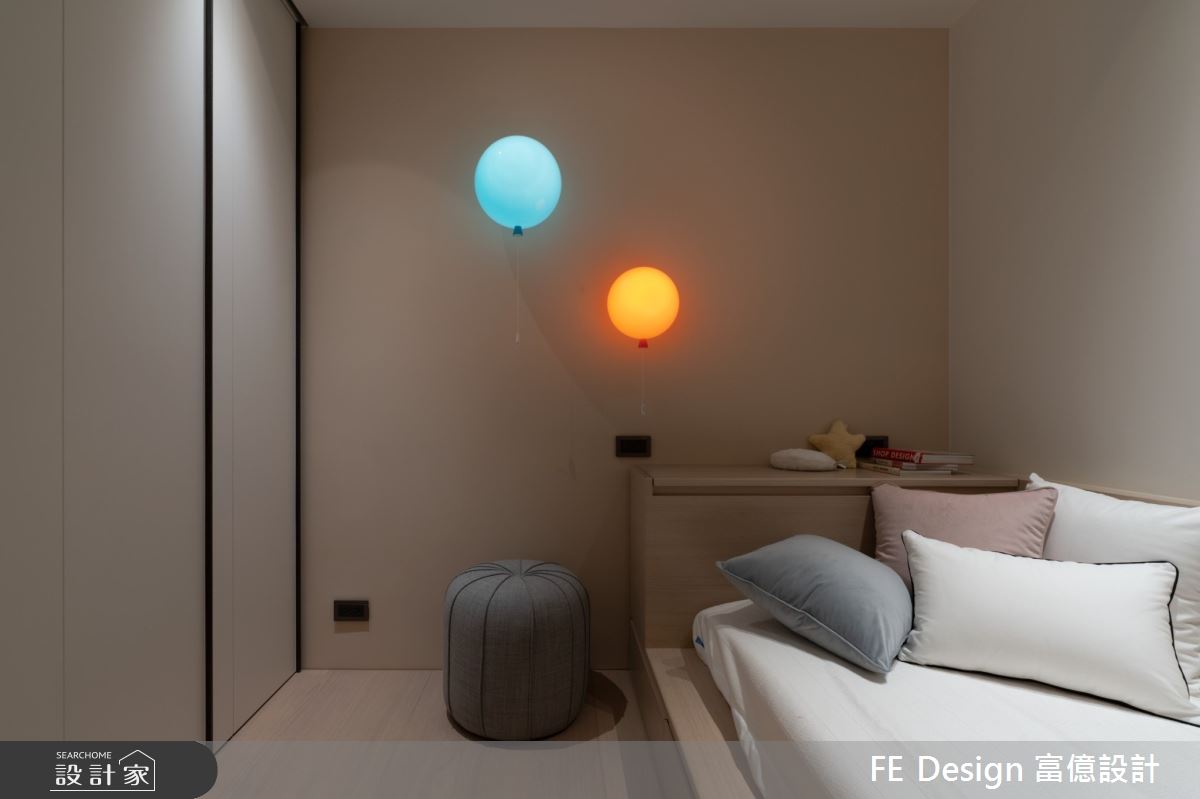 40坪新成屋(5年以下)＿現代簡約風臥室客房案例圖片＿富億空間設計＿富億_35之24