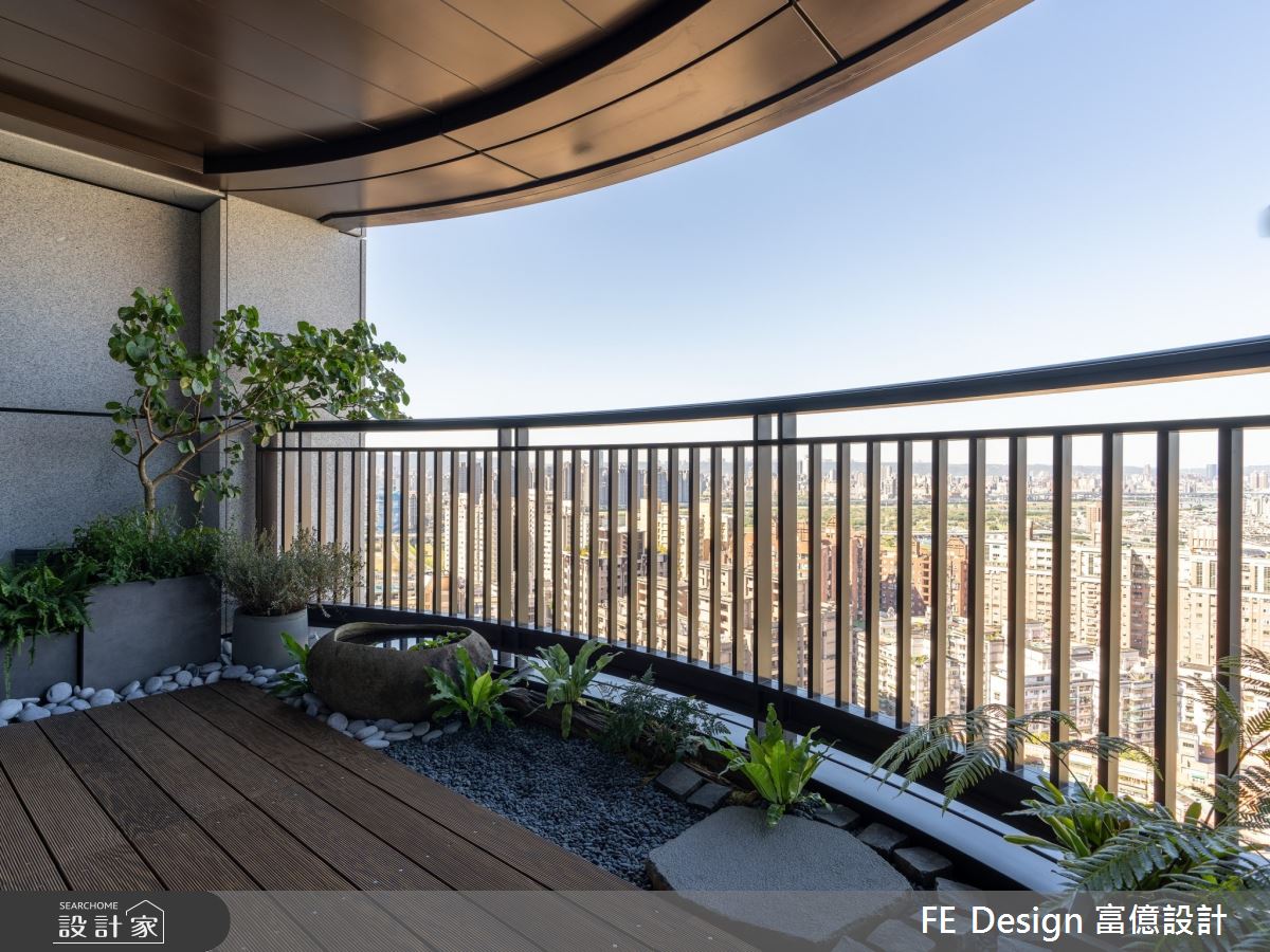 40坪新成屋(5年以下)＿現代簡約風陽台案例圖片＿富億空間設計＿富億_35之26