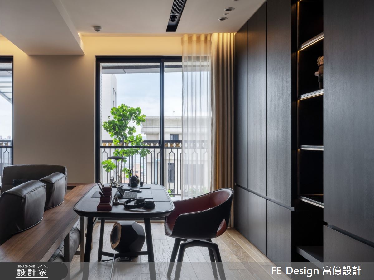 55坪新成屋(5年以下)＿簡約時尚風工作區案例圖片＿富億空間設計＿富億_36之15