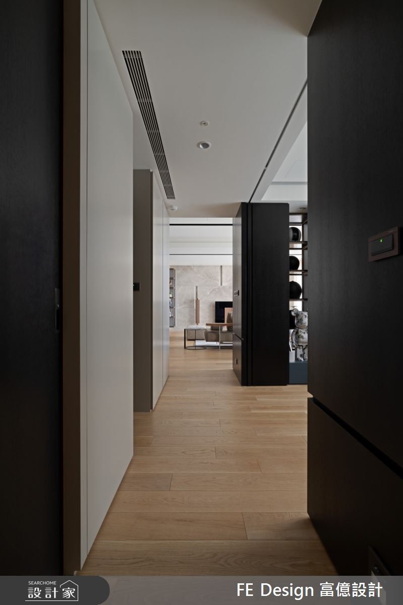 55坪新成屋(5年以下)＿簡約時尚風走廊案例圖片＿富億空間設計＿富億_36之19