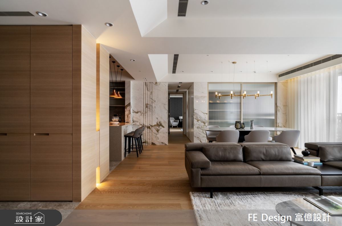 55坪新成屋(5年以下)＿現代風客廳餐廳案例圖片＿富億空間設計＿富億_37之3