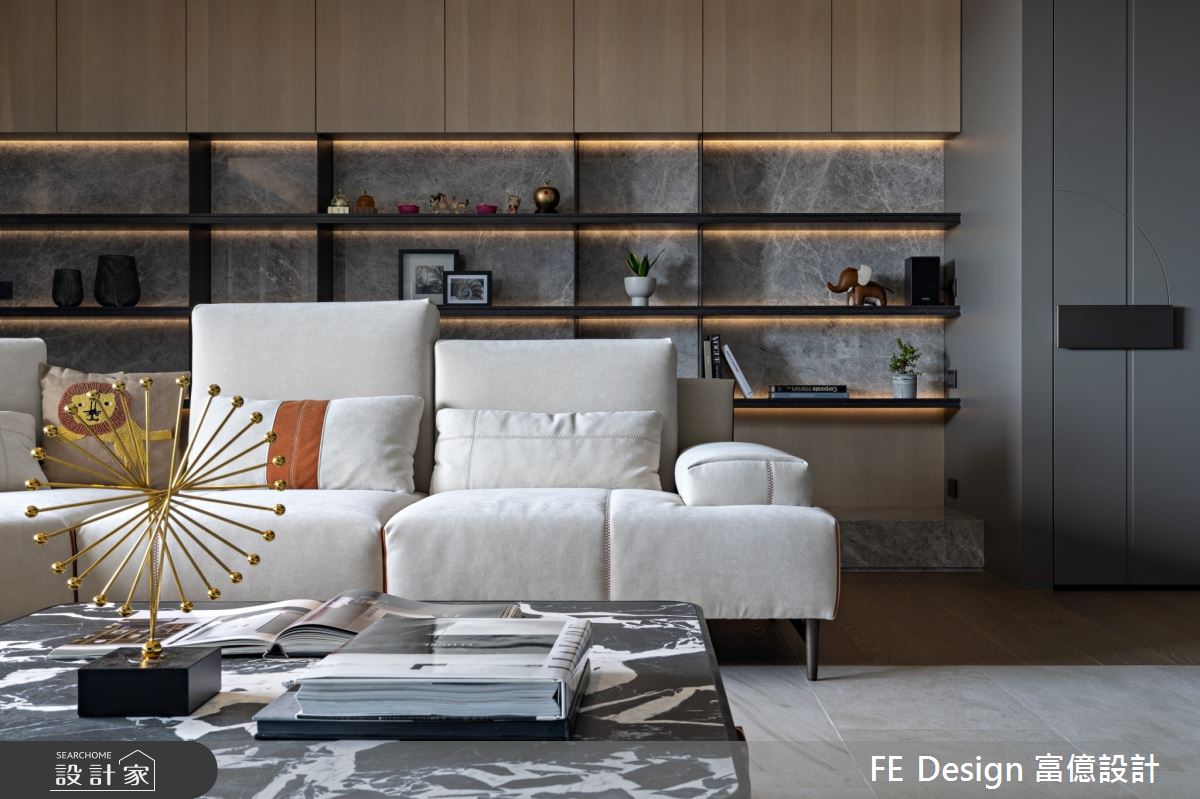 56坪新成屋(5年以下)＿混搭風客廳案例圖片＿富億空間設計＿富億_38之9