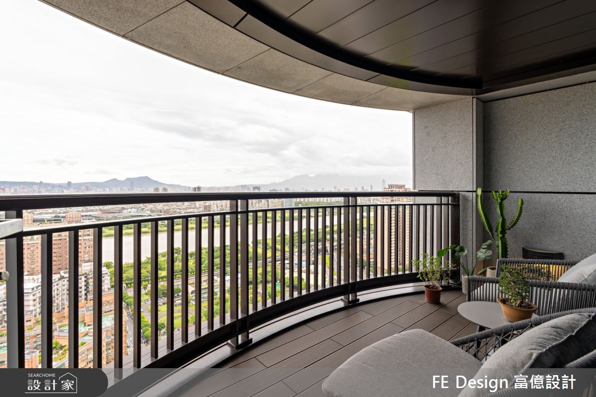 56坪新成屋(5年以下)＿混搭風陽台案例圖片＿富億空間設計＿富億_38之24