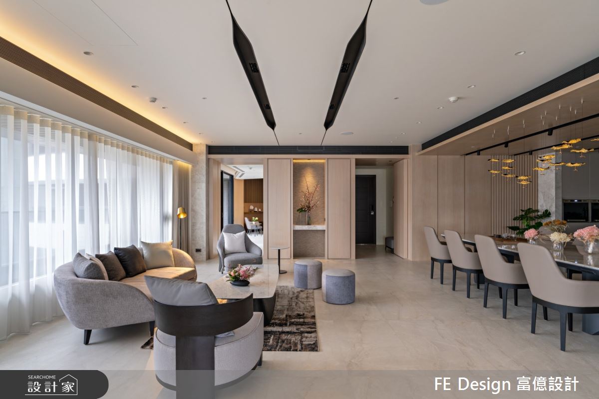 123坪新成屋(5年以下)＿現代風客廳案例圖片＿富億空間設計＿富億_39之2