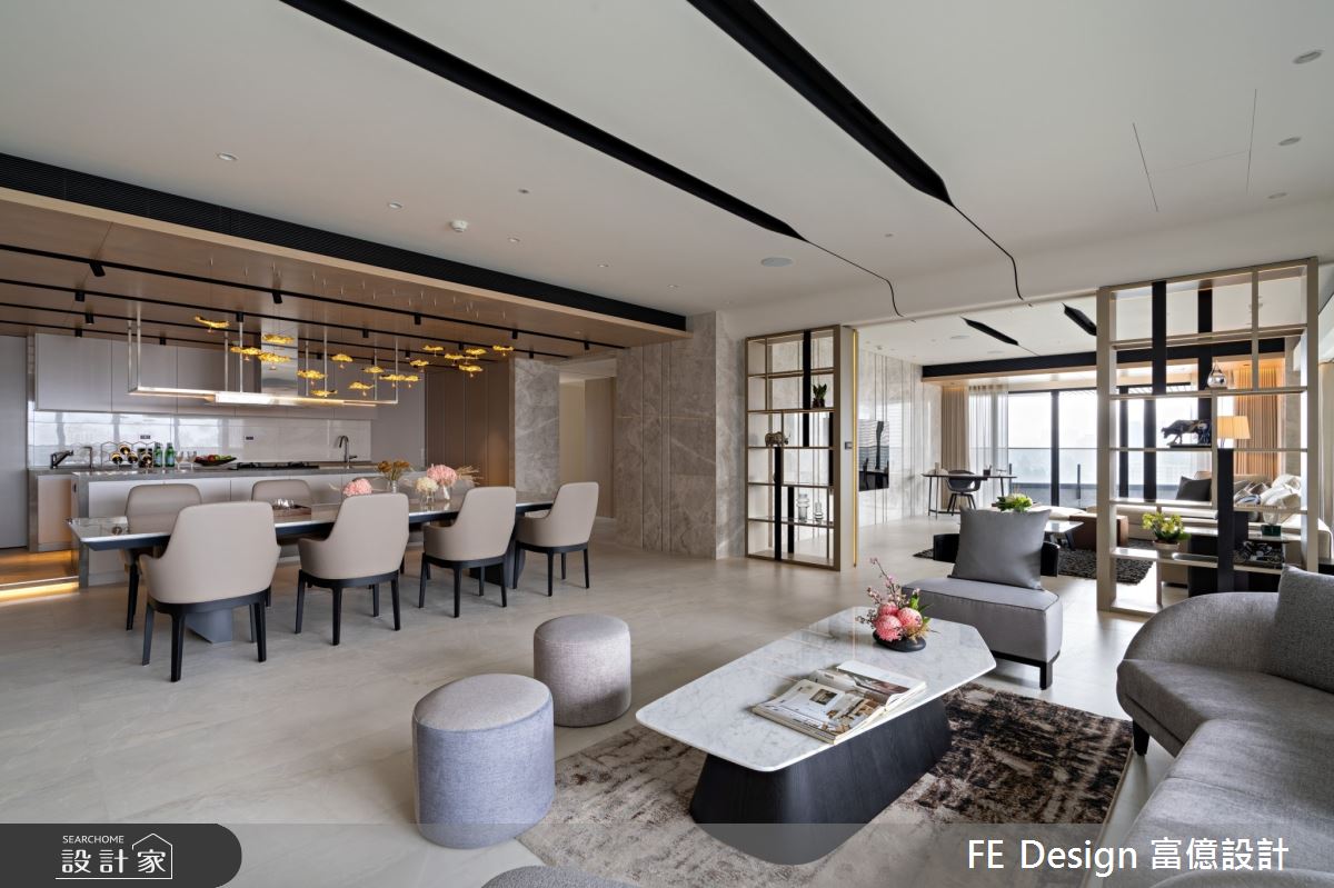 123坪新成屋(5年以下)＿現代風客廳案例圖片＿富億空間設計＿富億_39之5