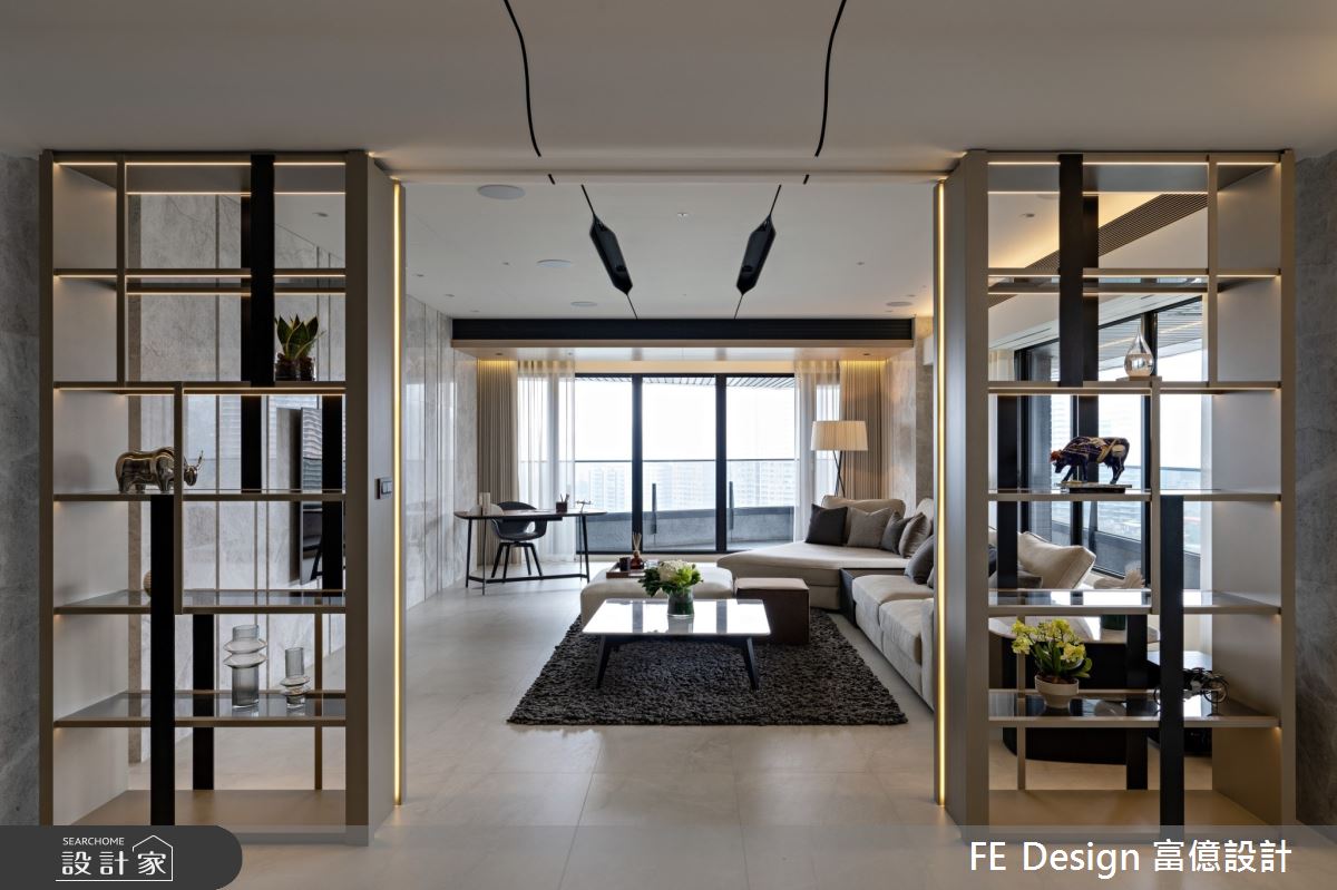 123坪新成屋(5年以下)＿現代風客廳案例圖片＿富億空間設計＿富億_39之15
