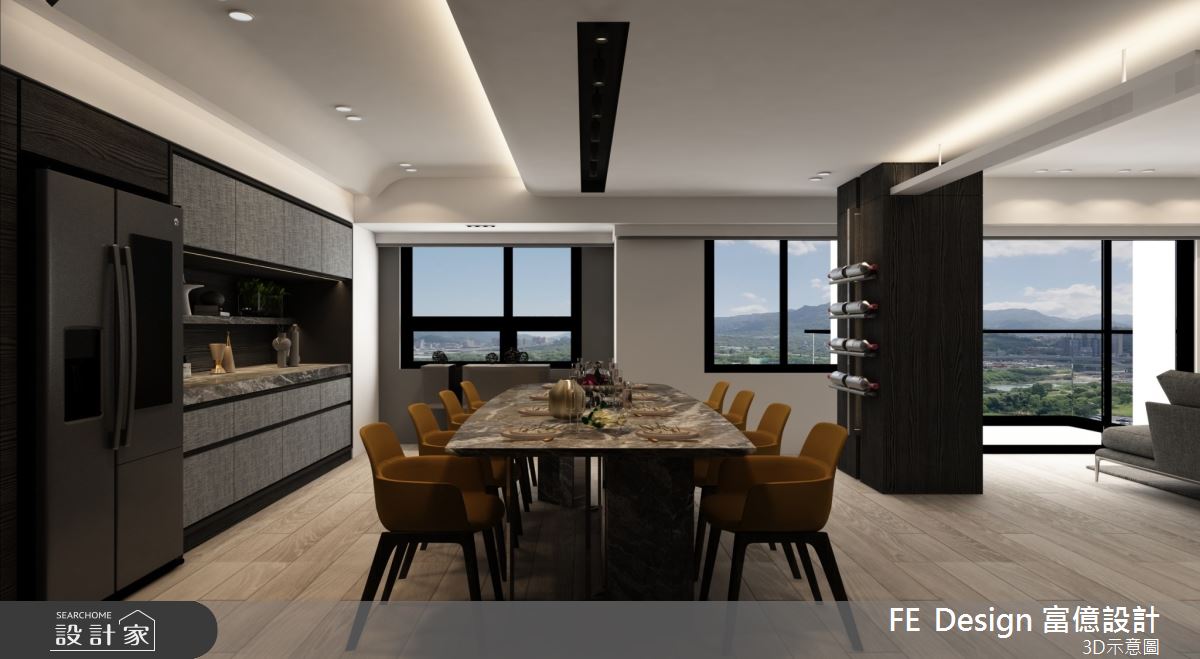 77坪毛胚屋＿現代風餐廳案例圖片＿富億空間設計＿富億_41之7