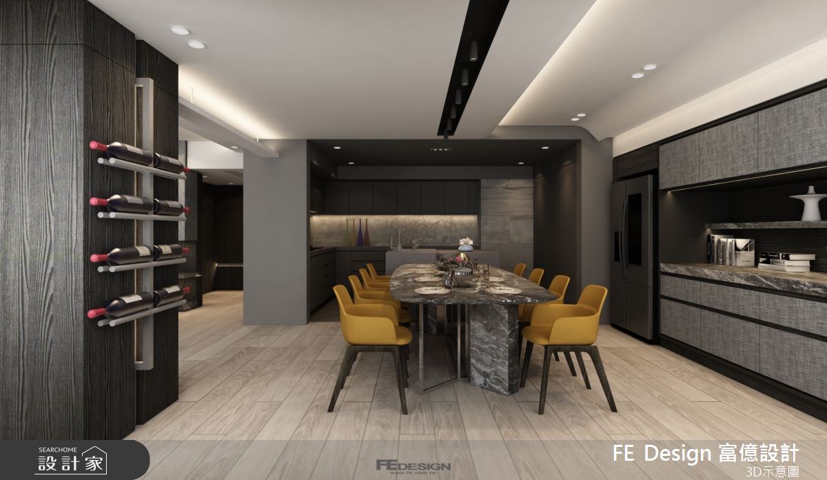77坪毛胚屋＿現代風餐廳案例圖片＿富億空間設計＿富億_41之8