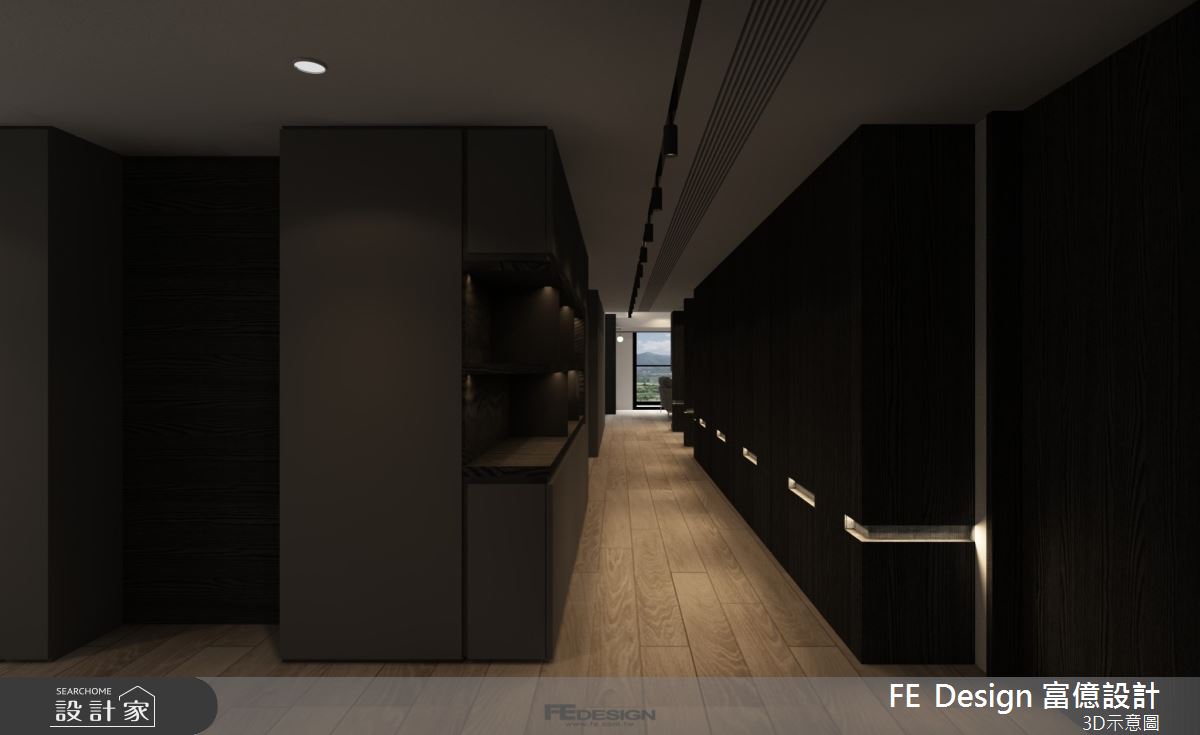 77坪毛胚屋＿現代風走廊案例圖片＿富億空間設計＿富億_41之9