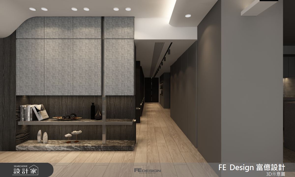 77坪毛胚屋＿現代風走廊案例圖片＿富億空間設計＿富億_41之16