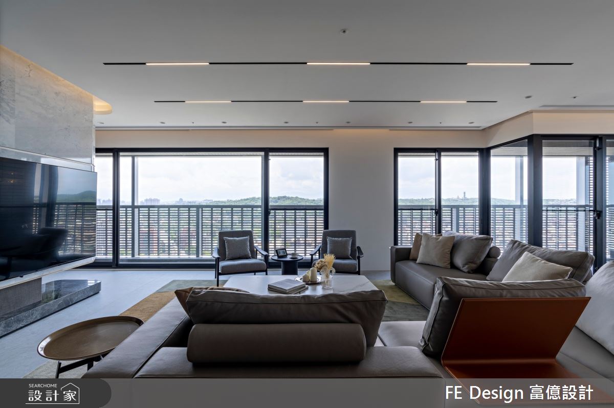 107坪新成屋(5年以下)＿現代風客廳案例圖片＿富億空間設計＿富億_42之9