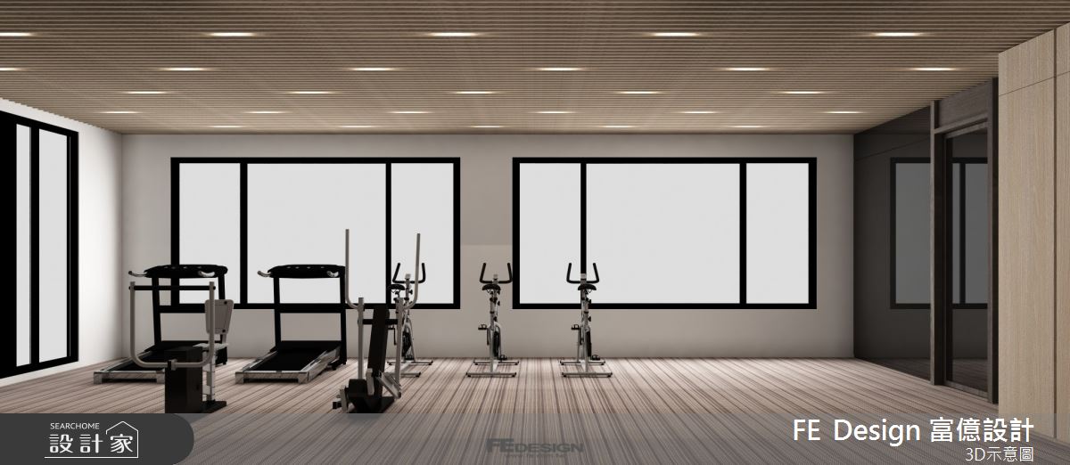 400坪預售屋＿現代風家庭健身房案例圖片＿富億空間設計＿富億_43之34