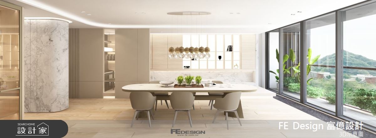 125坪新成屋(5年以下)＿現代侘寂風餐廳案例圖片＿富億空間設計＿富億_45之4