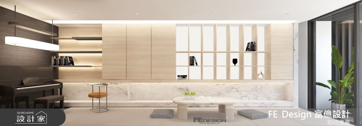 125坪新成屋(5年以下)＿現代侘寂風和室多功能室案例圖片＿富億空間設計＿富億_45之7