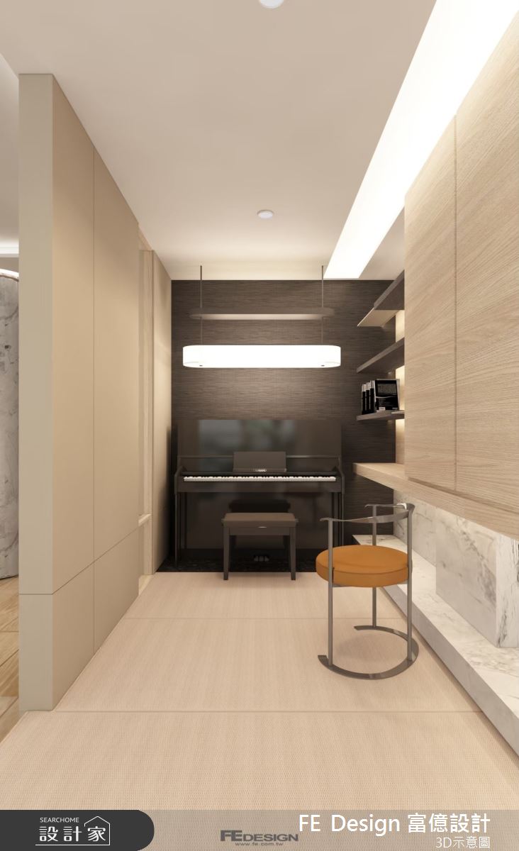 125坪新成屋(5年以下)＿現代侘寂風多功能室案例圖片＿富億空間設計＿富億_45之9