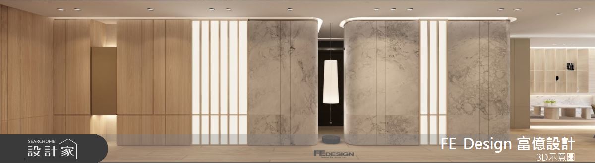 125坪新成屋(5年以下)＿現代侘寂風玄關案例圖片＿富億空間設計＿富億_45之10