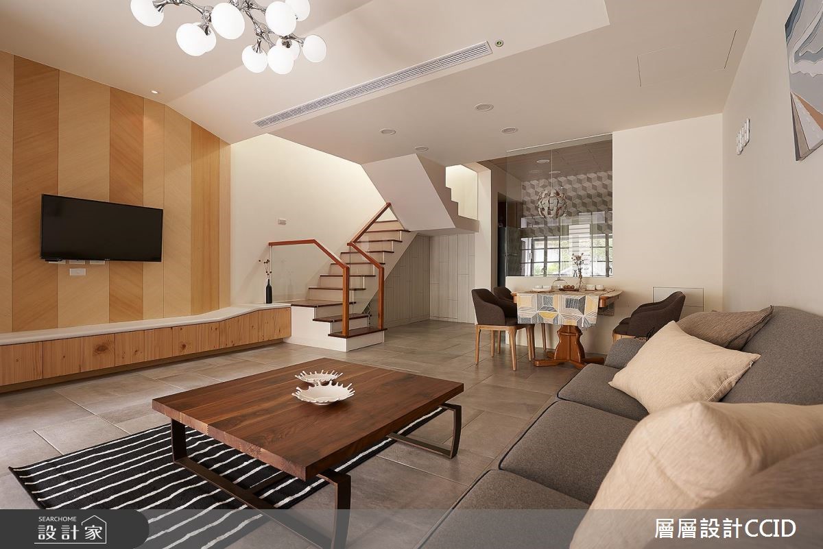 100坪老屋(16~30年)＿北歐風客廳案例圖片＿層層室內裝修設計有限公司＿層層_01之3