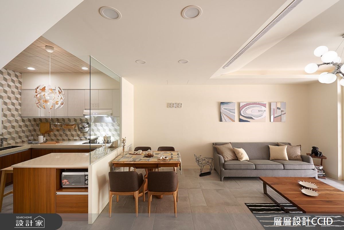 100坪老屋(16~30年)＿北歐風客廳餐廳案例圖片＿層層室內裝修設計有限公司＿層層_01之7