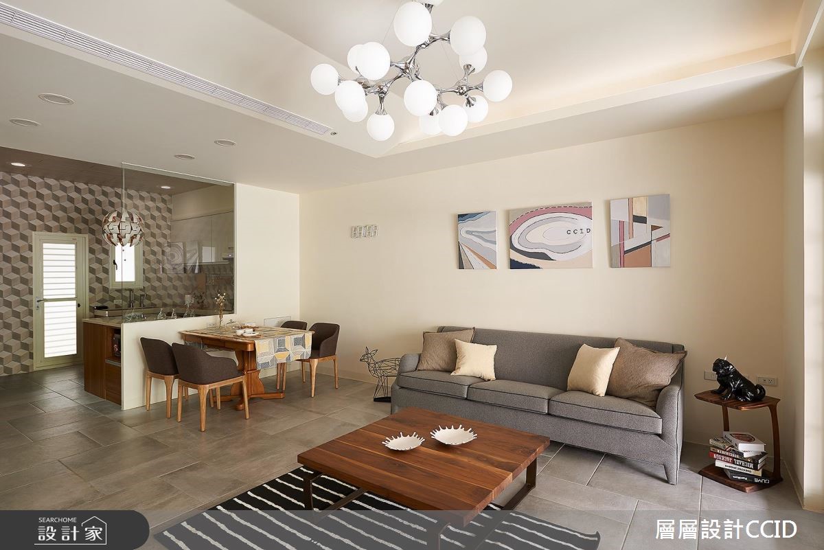 100坪老屋(16~30年)＿北歐風客廳案例圖片＿層層室內裝修設計有限公司＿層層_01之4